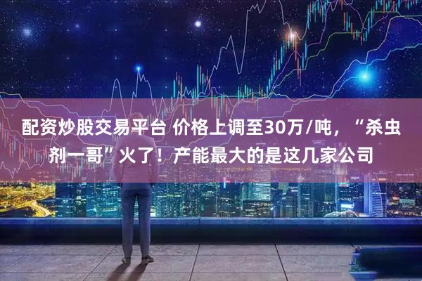 配资炒股交易平台 价格上调至30万/吨，“杀虫剂一哥”火了！产能最大的是这几家公司